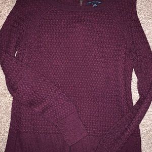 Very soft- plum, wool sweater